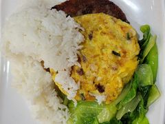 莲藕肉饼蛋脯饭-都城快餐(中山三店)