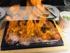 田园澳洲骰子牛肉-蜜桃花开·中西融合菜E&W(南长街店)