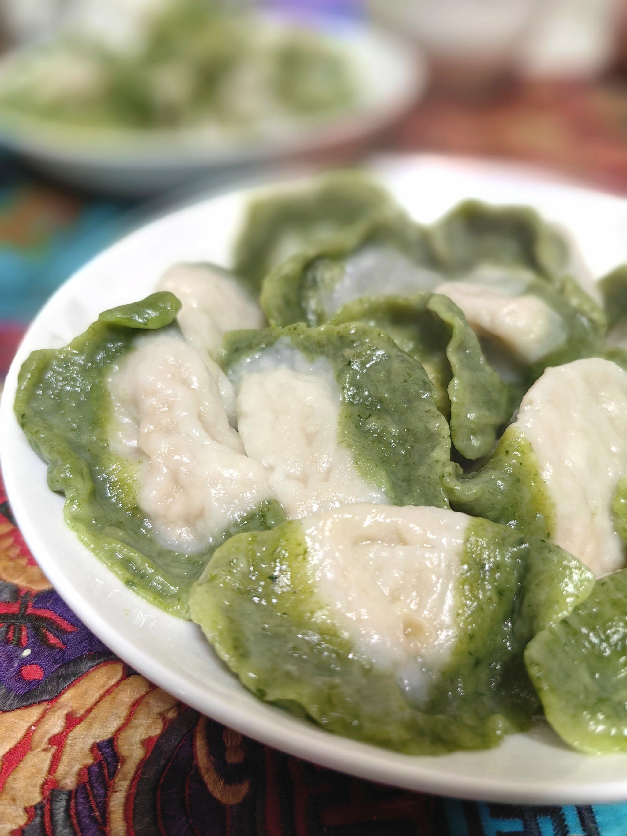 翡翠饺子安排上,娃比平时多吃好几个