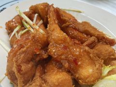 芒果虾-明辉田鸡粥