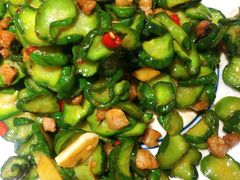 五花肉炒黄瓜钱-尚品家宴(槐荫店)