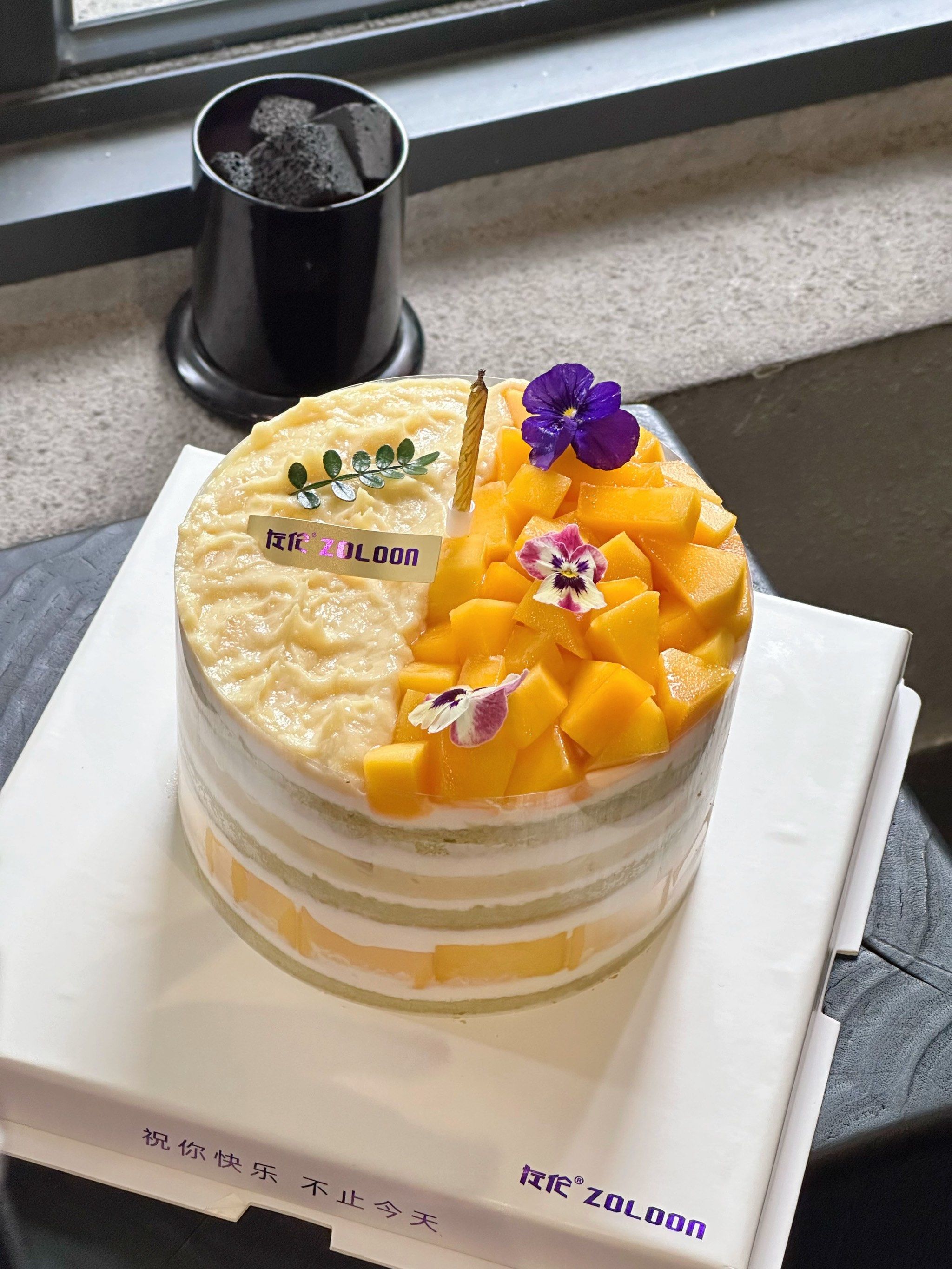 无法抗拒的榴莲芒果🥭蛋糕!