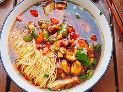 酱爆牛蛙面-十面春风·江南面馆(崇宁路店)