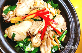 Stir-fried Oyster with Ginger and Scallion