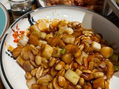 -东来菜馆•手抓海鲜家常菜•海鲜锅贴(鸽子窝店)