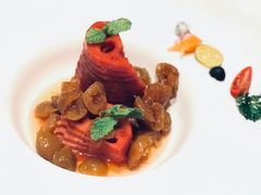 红酒山楂冰藕片-臻宝中餐厅·大连菜·海鲜·融合菜(大连一方城堡豪华精选酒店)