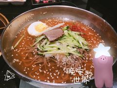 荞麦冷面-猪啊牛呀羊啊铜盘烤肉(正大广场店)