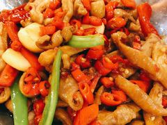 干锅香辣肥肠-翠清酒家(万丰路店)