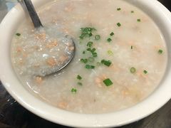 三文鱼粥-醉美东江·三文鱼·烧鸡公