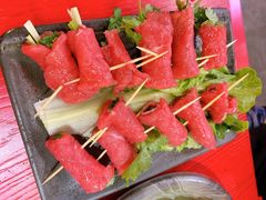 香菜牛肉-谭鸭血老火锅(万象九宜城店)