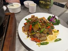 洋芋粑粑炒腊肉-紫鑫阁饭庄(长安店)