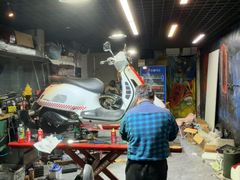 -摩道团机车工坊 摩托车维修 精洗店