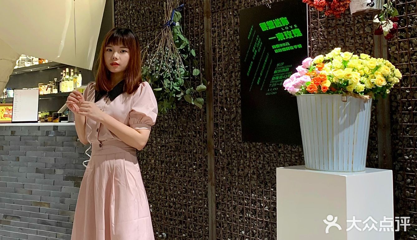 长沙约会好去处🌹鲜花咖啡馆 