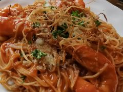 鲜虾浓汁天使面-The Rug Cafe(王府中环店)