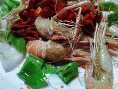 椒盐虾-小小饭店·休闲农庄·安吉松树林里的农家菜