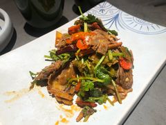 彝族手撕美人椒拌牛肉-云海肴·汽锅鸡·云南菜(高德置地店)