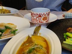 莼菜蒸抱腌大黄鱼-花锦堂·隐庐