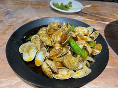 香辣炒花甲-沈记烧烤海鲜(江汉二路店)