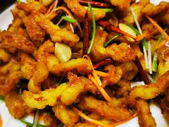 《龙飞凤舞》焦烧肉条-老江南春·中国龙菜(衡山路店)