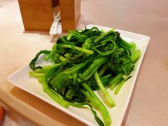 清炒鸡毛菜-锦园餐厅(九龙湖开元度假村店)
