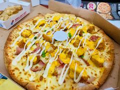 金沙咸蛋黄嫩鸡披萨-达美乐比萨(栖霞大道店)