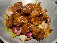 蒜香蜜汁排骨-绿茶餐厅(天津天河城店)
