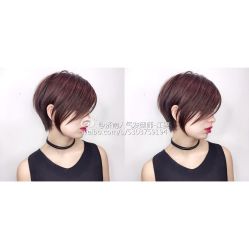 点击看大图 江要老师短发秀-YO HAIR SALON