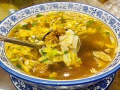 酸菜丸子清粉汤-靖远尕六美味羊羔肉