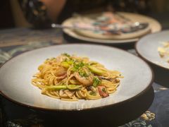 日式和风蒜香大虾意面-第101座花园餐厅(湖滨88店)