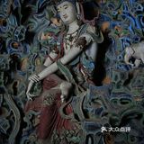 ‘東方美神’  宋  五彩懸塑倒坐觀音像，震彻心靈的自在美神