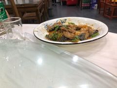 雪菜炒牛蛙-广迎居老正兴菜馆