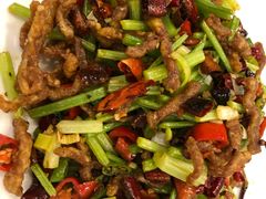 干煸牛肉丝-西域美食兰州老马拉面(顺沙路辅路店)