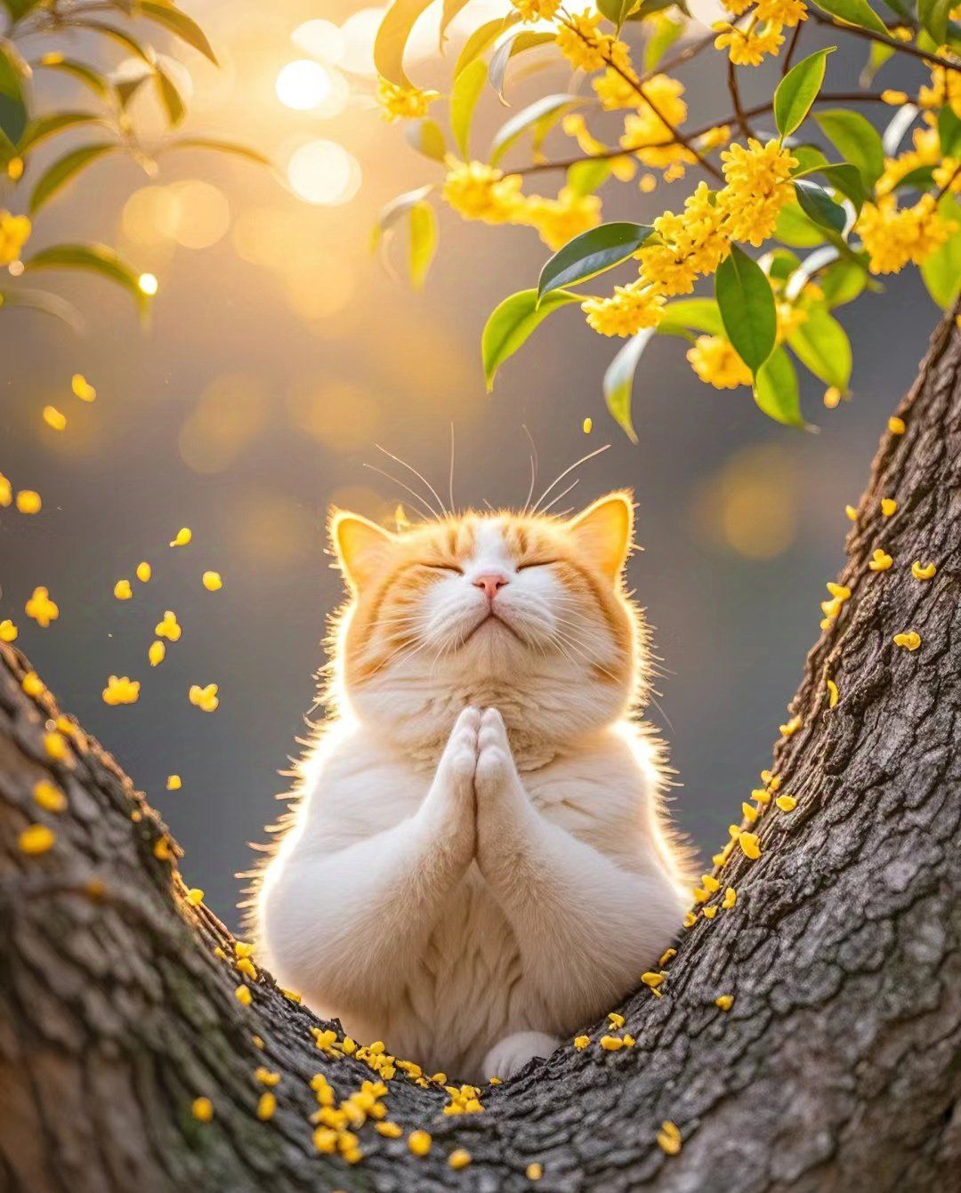 微笑的猫咪治愈系