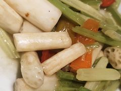 香芹炒藕尖-秋色客家菜(流塘店)