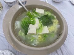 青菜豆腐汤-余家庄肥肠鱼地方汤锅(银杏大道店)