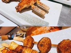 猪五花烤凤梨-火山屋台(新街口店)