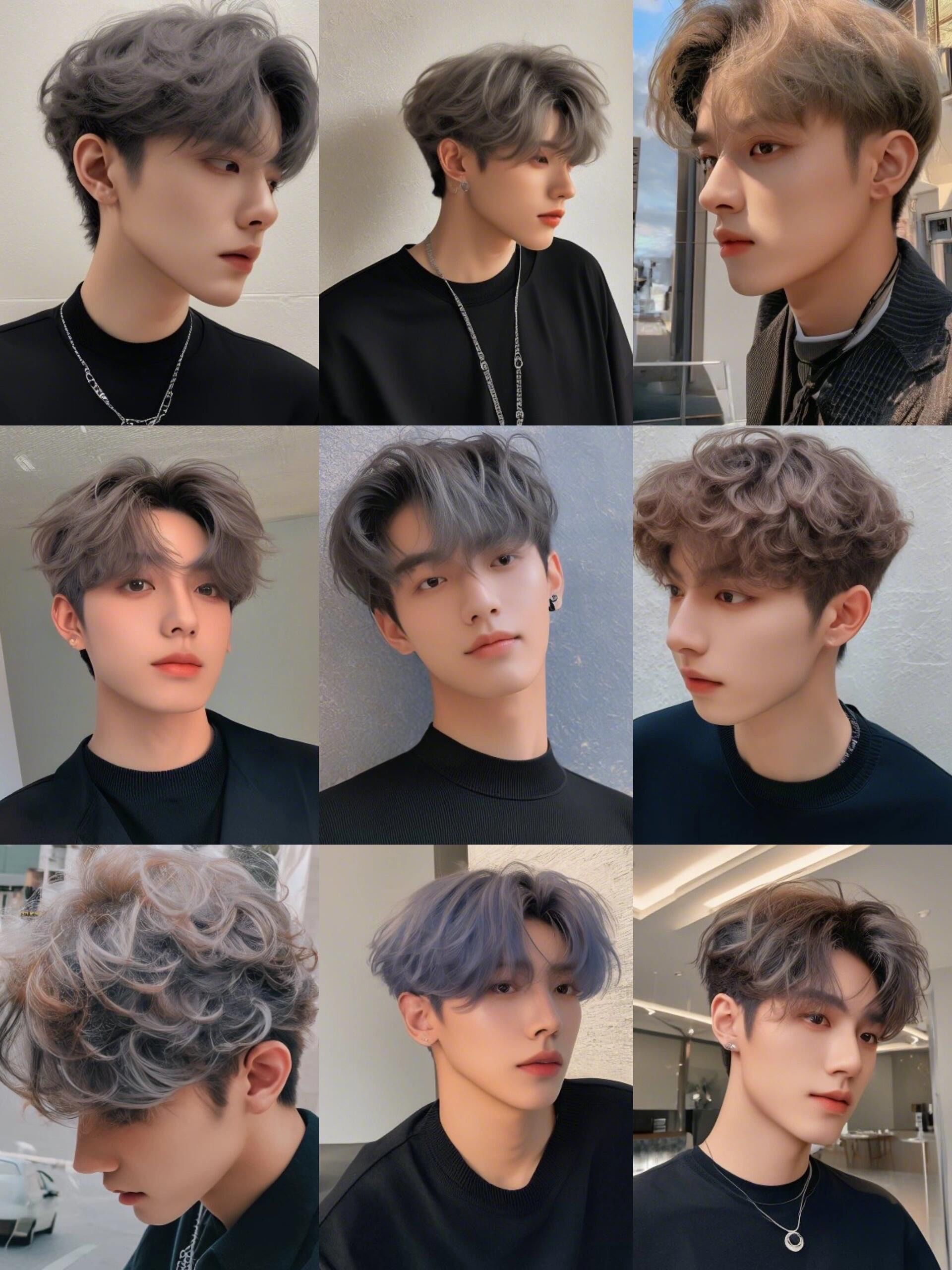 对于男生来说,这种发色既适合日常也适合职场