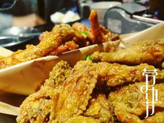 炸鸡翅一半一半-富乐满韩国正宗炸鸡韩国料理(虹泉路店)
