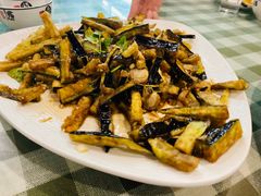 茄子拌扇贝-华圆美食