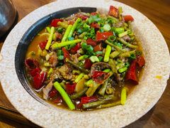 鸡杂绿豆粉-郑件洋芋饭庄