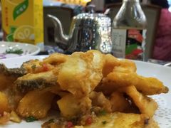 香煎鱼骨-祈胜邨•顺德鱼生•顺德菜(容桂店)