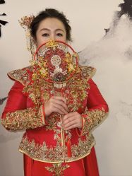 -懿沉香中式嫁衣礼服秀禾服龙凤褂马来褂旗袍总店