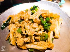 干锅丽水香菇花菜-探花·意境江南菜·唐伯虎文化体验店·松鼠桂鱼(观前店)