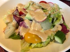 现切混合蔬菜沙拉-WOLFGANG PUCK KITCHEN & BAR(迪士尼小镇店)