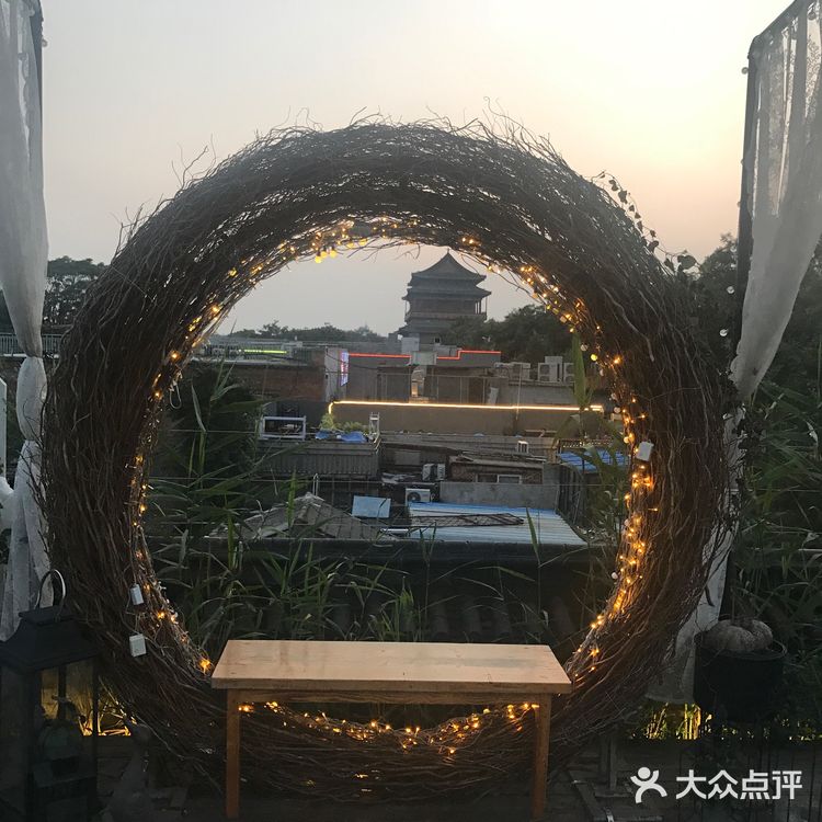 可以看的到鼓楼的鸟窝