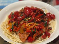 辣皮子肉拌面-巴依老爷新疆美食(工体旗舰店)