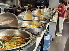 自助取餐区-汉丽轩韩式自助烤肉(大学城龙湖U城天街A馆店)