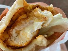 -小红车炸蛋葱油饼