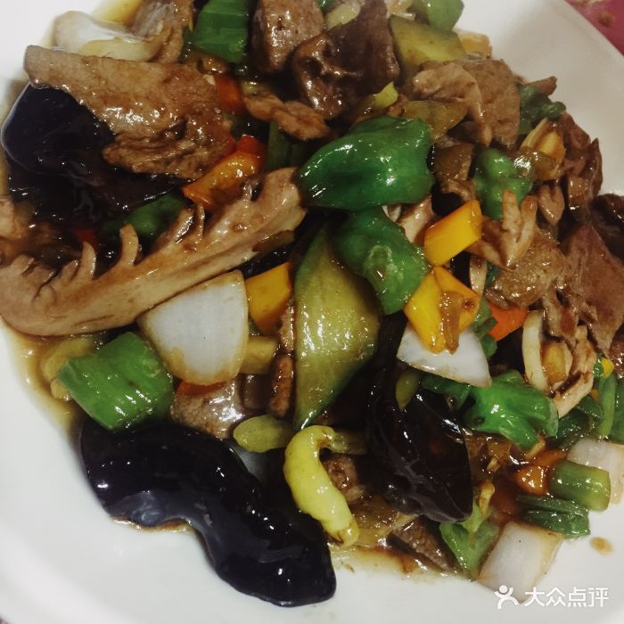 翠翠家常菜馆猪肝炒腰花图片 - 第1张