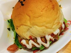 素鸡汉堡包-素满香·素食自助餐(苏州·临顿路店)